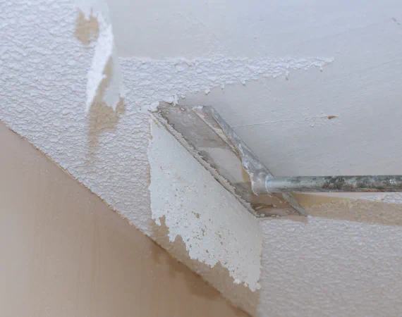 Popcorn Ceiling Removal 1